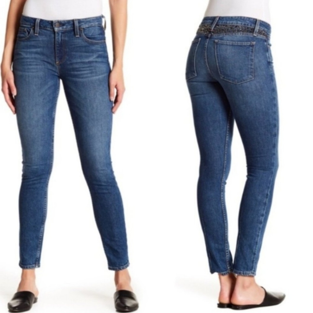 Alice & Olivia Studded Skinny Denim Jeans 29